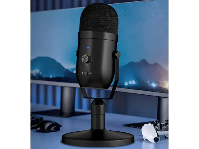 Alt view image 5 of 6 - USB capacitive microphone for computer, PS4 game live streaming recording microphone, mobile phone dubbing recording, noise reduction microphone, type-C