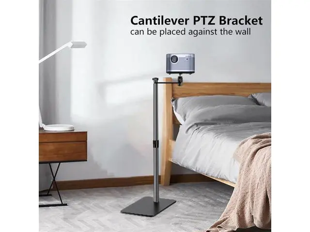 Alt view image 7 of 7 - KIZQYN Projector Stand Projector Floor Support Stand Metal Holder Multi-Angle Adjustable 360 ° Rotating Projector Bracket for Film Video Projector Projector Mount (Color : A Model)