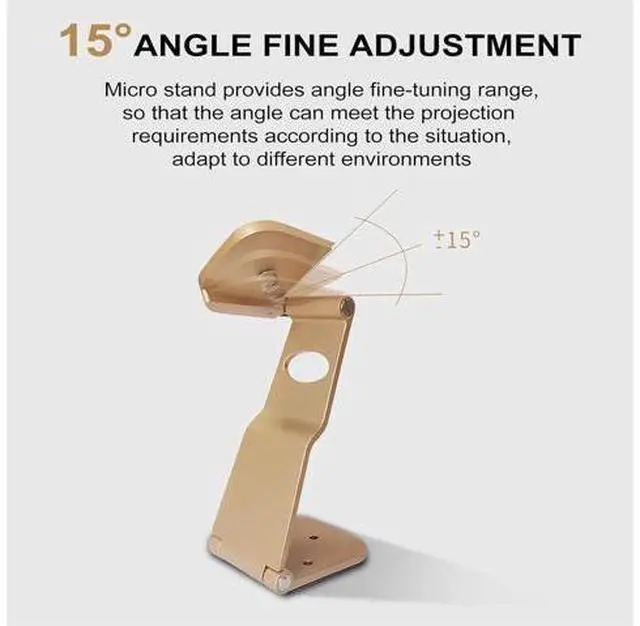 Alt view image 2 of 6 - Projector Wall Mount Mini Projector Mount Adjustable Wall Mount Projector Stand Portable Projector Ceiling Shelf for All Micro Projectors Cameras Projector Hanger