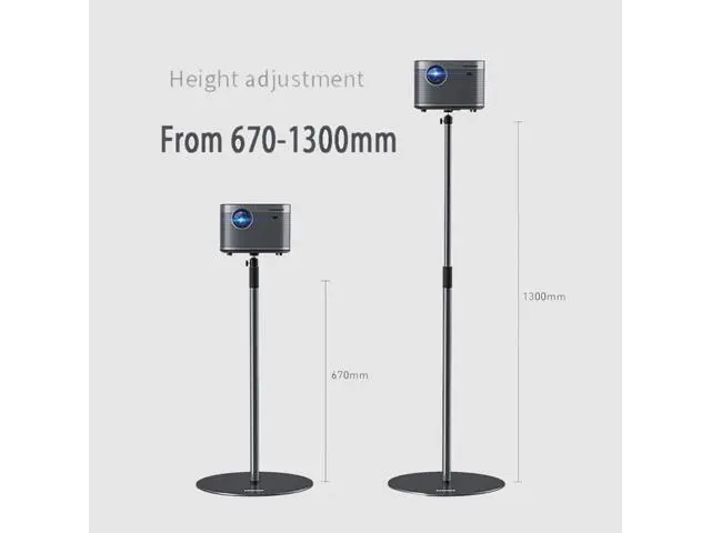 Alt view image 2 of 5 - Projector Mount Bracket Projector Stand Universal Projector Mount 360° Rotatable Projector Ceiling Mount Projector Camera for Home Office Projector Stand