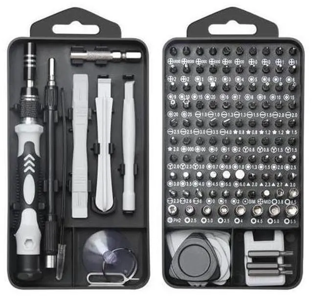 Main image of Precision Screwdriver Set, 122pcs Magnetic Repair Tool Kit for iPhone Series/Mac/iPad/Tablet/Laptop/Xbox Series/PS3/PS4/Eyeglasses/Watch/Cellphone/PC/Camera/Electronic