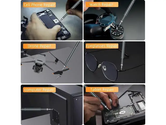 Alt view image 6 of 7 - Small Precision Screwdriver Set,50 in 1 Professional Magnetic Mini Screwdriver Repair Tool Kit for PC,Computer,Laptop,Iphone,Cell Phone,MacBook,Tablet,Watch,Eyeglasses Electronic Ring Doorbell
