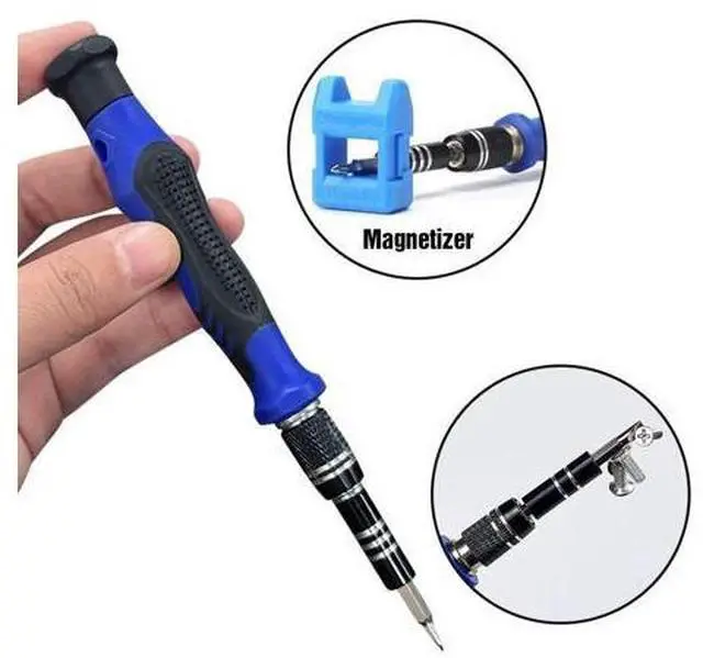 Alt view image 7 of 7 - 142 IN 1 Professional Computer Repair Tool Kit, Precision Screwdriver Set with 120 Bits Magnetic Repair Tool Kit for iPhone, MacBook, Computer, Laptop, PC, Tablet, PS4, Game Console, and Others