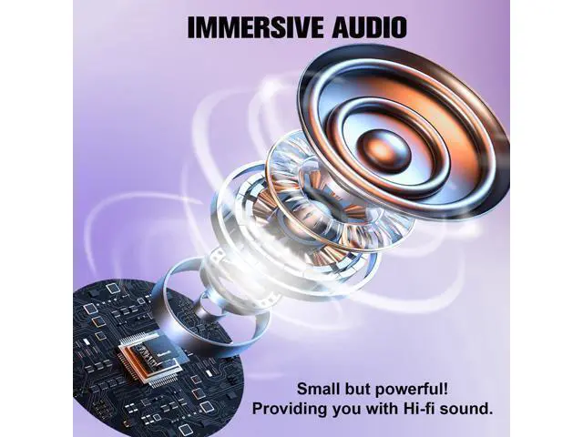 Alt view image 5 of 5 - Invisible Small Hidden Mini Earbuds Wireless Bluetooth Tiny Ear Buds for Smaller Ears Soft In Ear Low-Profile Headphones ENC Noise Cancelling Discreet Small Earphones for iPhone Android Work Sleeping