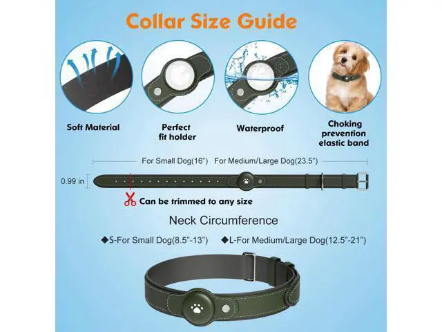 Alt view image 7 of 7 - 2-in-1 GPS Tracker for Dogs: Smart Pet Collar with Real-Time Tracking,No Monthly Fee/Subscription (iOS Only) Waterproof, Anti-Lost,365-Day Long Battery Life GPS Tracker Dog Collar(Tracker Included)