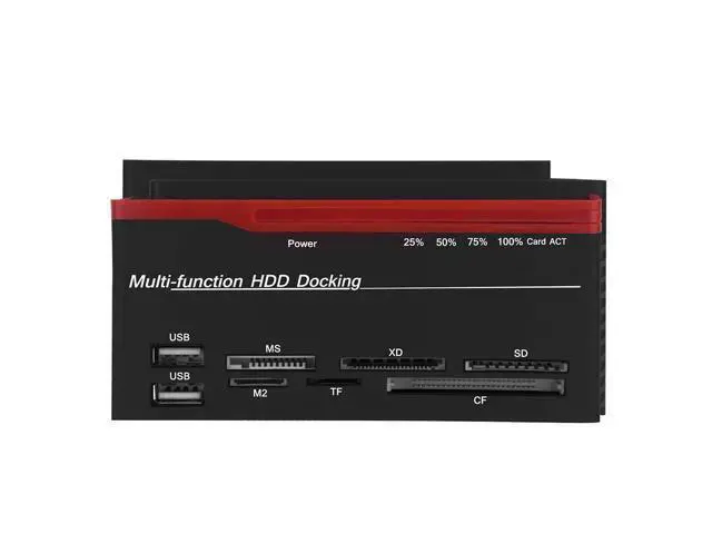 Alt view image 6 of 7 - Vszerda USB 3.0 to SATA Dual Bay Hard Drive Docking Station - Support 2.5 inch and 3.5 inch IDE Hard Drive, Offline Clone Reader, Dual Bay HDD Docking Station (US)