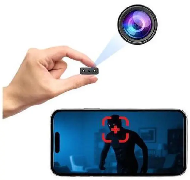 Main image of Mini Spy Camera Wireless Hidden, WiFi HD1080P Home Security Cam Small Surveillance Camera Nanny Cam,Clear Night Vision, Motion Detection