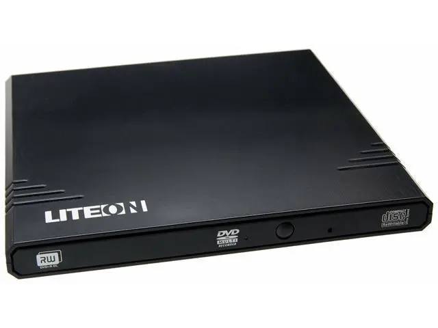 Alt view image 3 of 3 - Liteon Storage EBAU108 External Slim 8x DVDRW USB2.0 DVD Writer 200ms 60000POH Retailb