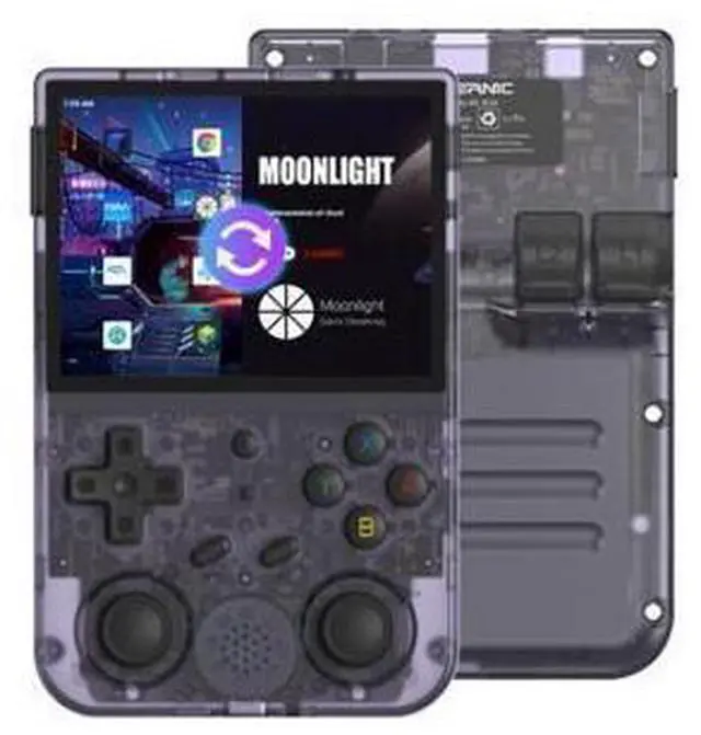 Main image of ANBERNIC RG353V 3.5 Inch Wireless Game Box 64G 15000 Games 64G 15,000 games (Transparent Purple)