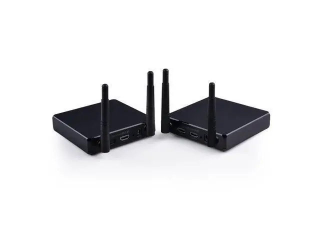 Alt view image 3 of 7 - Measy FHD686 Full HD 1080P 3D 5-5.8GHz Wireless HDMI Transmitter (Transmitter + Receiver) with Display, Supports Infrared Remote Control & Wireless Same Screen Function, Transmission Distanc
