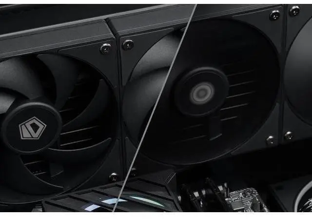 Alt view image 7 of 7 - ID-COOLING AF-125-K Trio 120mm Case Fans 3 Pack FDB PC Fans Daisy Chain Connector Computer Fans for Radiator/CPU Air Cooler/Computer Case