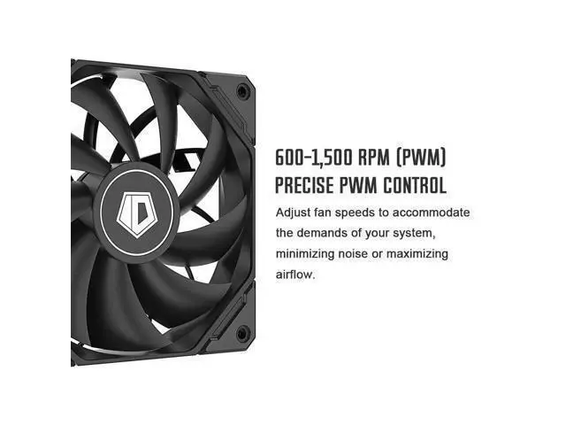 Alt view image 5 of 7 - ID-COOLING SE-224-XTS CPU Cooler 4 Heatpipes CPU Air Cooler 120mm PWM Fan CPU Fan for Intel LGA1700/115X/1200; AMD AM4/AM5