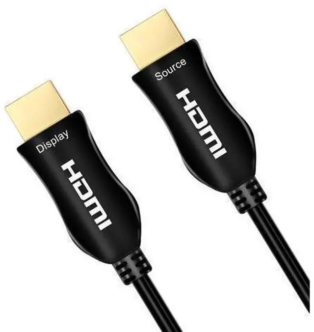 Alt view image 2 of 4 - Vszerda 4K Fiber Optic HDMI Cable 50 Feet, 15 Metre, Work on Full 4K 60Hz HDR ARC, HDCP 2.2, 1440p 144Hz, 18Gbps, Directional Active Cord Compatible for Apple-TV Ps4 Xbox