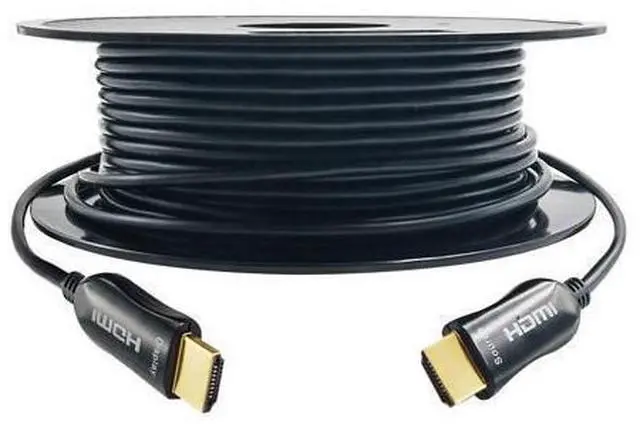 Alt view image 3 of 4 - Vszerda 4K Fiber Optic HDMI Cable 50 Feet, 15 Metre, Work on Full 4K 60Hz HDR ARC, HDCP 2.2, 1440p 144Hz, 18Gbps, Directional Active Cord Compatible for Apple-TV Ps4 Xbox
