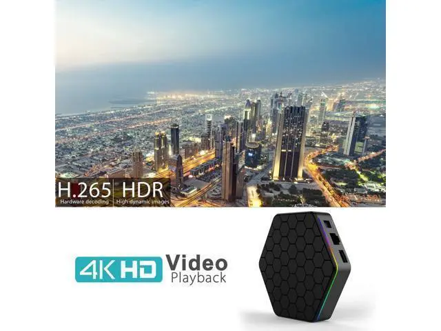 Alt view image 7 of 7 - T95Z Plus Android 7.1 TV BOX KODI, 4K Android TV Streaming BOX 2G RAM 16G ROM, Media Player Smart TV Set Top Box with Amlogic S912 Octa Core Dual Band Wifi 2.4G/5G 3D TV Boxes with Remote