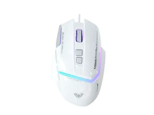 Alt view image 6 of 7 - Vszerda Mechanical Keyboard Mouse Combo,F2088 Wired Typewriter Style Mechanical Keyboard White + S12PRO Wired Gaming Mouse White