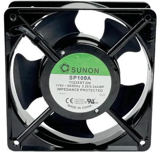 Main image of JAENFONG for Sunon SP100A-1123XST.GN 115V AC 120x120x38mm Cooling Fan 50/60Hz 0.26/0.24A AC Axial Fan 50 dB 1800 RPM 2-Pin