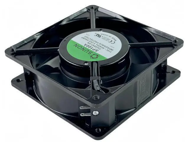Alt view image 3 of 7 - JAENFONG for Sunon SP100A-1123XST.GN 115V AC 120x120x38mm Cooling Fan 50/60Hz 0.26/0.24A AC Axial Fan 50 dB 1800 RPM 2-Pin