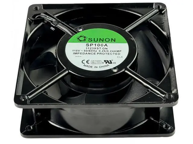 Alt view image 5 of 7 - JAENFONG for Sunon SP100A-1123XST.GN 115V AC 120x120x38mm Cooling Fan 50/60Hz 0.26/0.24A AC Axial Fan 50 dB 1800 RPM 2-Pin