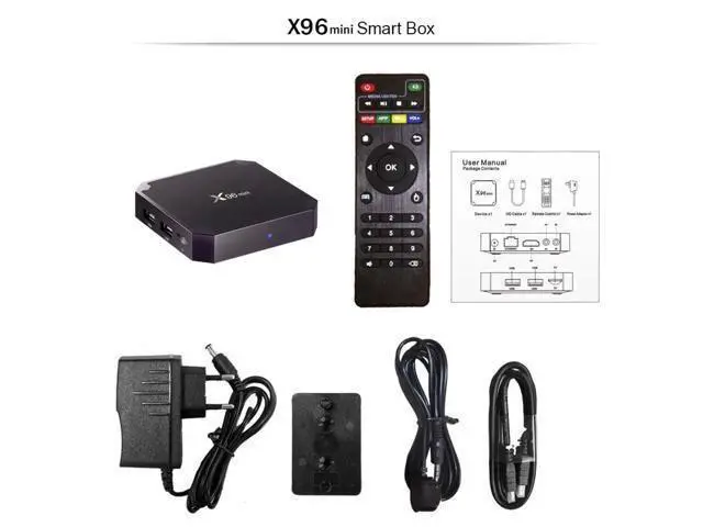 Alt view image 4 of 4 - Player Set Top Box X96mini 1+8G/1+16G Smart Set-Top TV Box Quad Core 4K 3D WIFI 100M TV Box Android 7.1