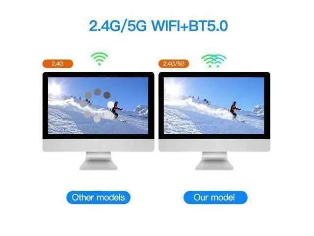 Alt view image 3 of 5 - tv box X96Q max Android 10.0 set top box 2.4G/5GHz Wifi BT 100M 4K Smart tvbox 4GB 64GB Smart Media Player Set-top box