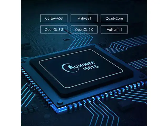 Alt view image 4 of 5 - tv box X96Q max Android 10.0 set top box 2.4G/5GHz Wifi BT 100M 4K Smart tvbox 4GB 64GB Smart Media Player Set-top box