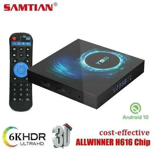 Main image of Android 10.0 TV Box Set Top Box 2.4G H616 Quad Core Wifi Smart tvbox 4GB 32GB 64GB HD 6K Smart Media Player Set-top box