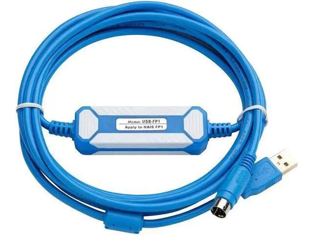 Alt view image 2 of 4 - For Panasonic FP1 series PLC programming cable data cable USB-FP1