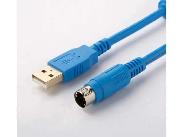 Alt view image 4 of 4 - For Panasonic FP1 series PLC programming cable data cable USB-FP1