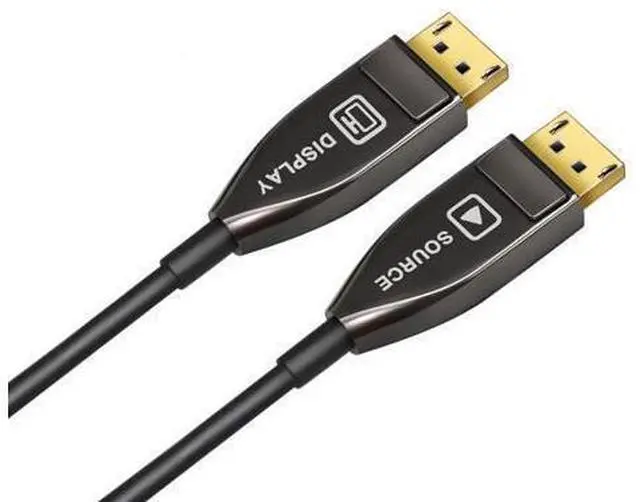 Alt view image 3 of 5 - EnLabs AOCDP8K15M DP 1.4 Fiber Optic AOC Cable,DisplayPort to DisplayPort 8k@60HZ 4K@144Hz Male to Male Cable - (DP to DP Cable) Black - 49.18ft