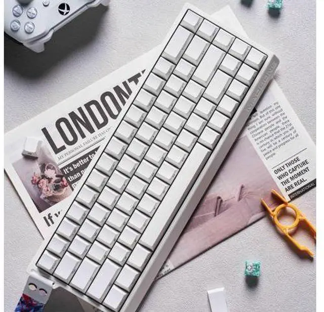 Alt view image 7 of 7 - Vszerda x FGG MADLIONS MAD 68 HE RGB 60% Wired Magnetic Switch Gaming Keyboard with Adjustable Actuation, 8000 Hz Polling Rate, Rapid Trigger Mode, Hall Effect Switches, for PC/Mac, White