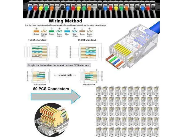 Alt view image 6 of 6 - RJ45/RJ12/RJ11 Computer Crimper Network Tool Kit Cable Tester, Cat5/Cat6 Ethernet Maintenance Crimp Stripper Set, 8P/4P/6P LAN Repair Cutter Suitable for DIY&Household(Black)