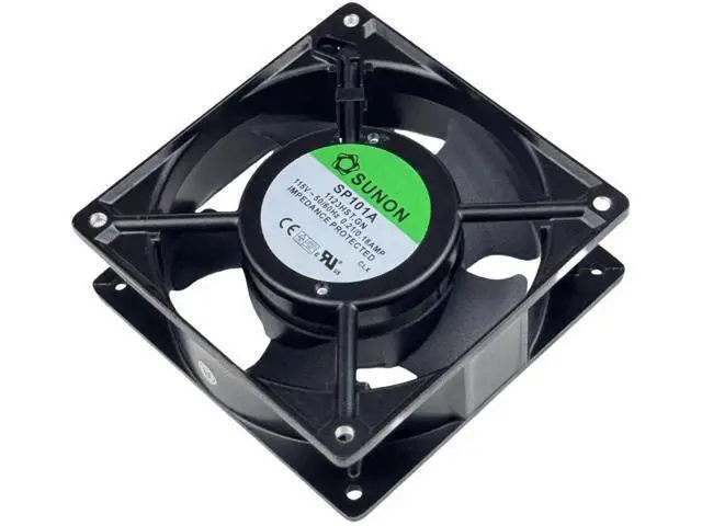 Alt view image 7 of 7 - JAENFON for SUNON SP101A-1123HST.GN Cooling Fan,115V 50/60Hz 0.21/0.18AMP 120X120×38mm Dual Ball Bearing Cooling Fan,2900RPM 2-pin Connector