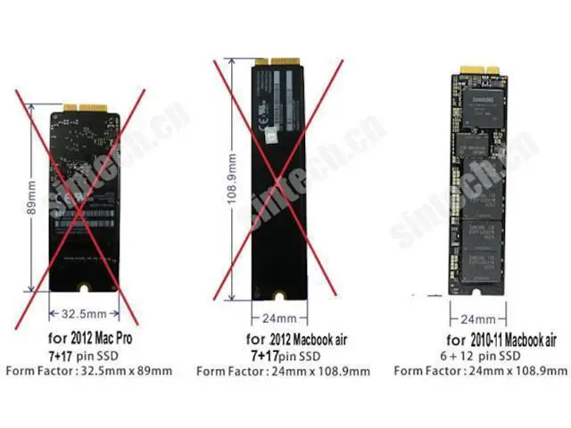 Alt view image 2 of 2 - Vszerda USB 3.0 External Enclosure Case for 18 Pin SSD from 2010-2011 MacBook Air A1369 A1370 1375 A1377 MC505 MC506