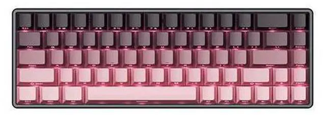 Main image of Vszerda 68 V3 Esports Hall Effect Keyboard, 65% 68-Key, CNC Aluminum, Adjustable 0.0053.3 mm, Cherry Profile Keycaps (BlackBerry)