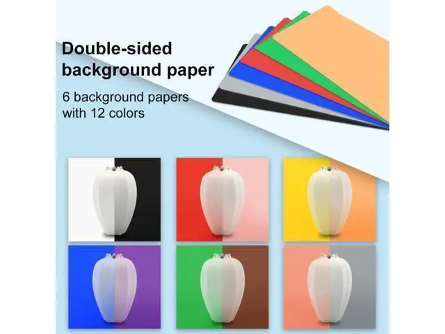 Alt view image 4 of 7 - PULUZ 25cm Folding Portable Ring Light Photo Lighting Studio Shooting Tent Box with 12 Colors Backdrops, Size: 25cm x 25cm x 25cm (Style 1)