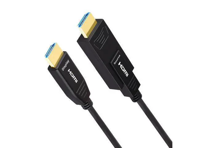 Alt view image 2 of 5 - Vszerda HDMI Fiber Optic Cable 75 Feet (18Gbps 4K60hz 1080p) with Micro and Standard HDMI Connector Compatible for GoPro Hero 7 6 5 4, Raspberry Pi 4, A6000 A6300, Yoga 710