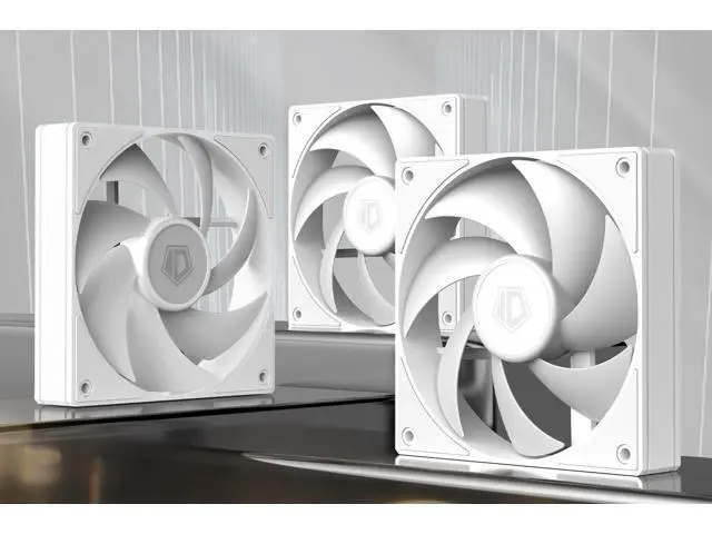 Alt view image 2 of 7 - ID-COOLING AF-125-W Trio 120mm Case Fans 3 Pack FDB PC Fans Daisy Chain Connector Computer Fans for Radiator/CPU Air Cooler/Computer Case