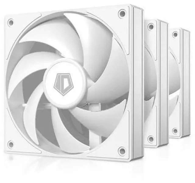 Main image of ID-COOLING AF-125-W Trio 120mm Case Fans 3 Pack FDB PC Fans Daisy Chain Connector Computer Fans for Radiator/CPU Air Cooler/Computer Case