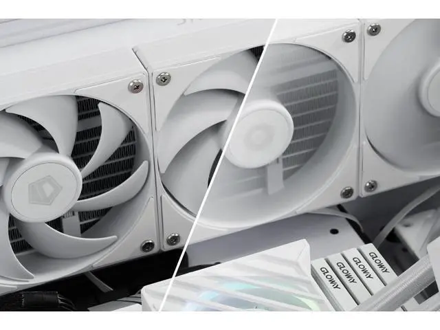 Alt view image 7 of 7 - ID-COOLING AF-125-W Trio 120mm Case Fans 3 Pack FDB PC Fans Daisy Chain Connector Computer Fans for Radiator/CPU Air Cooler/Computer Case