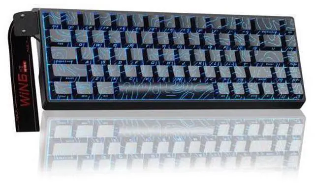 Main image of Vszerda WIN68 HE Mechanical Gaming Keyboard 60%, Hall Effect Magnetic Switch, Fast Trigger Mode Adjustable Actuation, 8000Hz Polling Rate, RGB Backlit, Small Wired Keyboard for Laptop/PC Gamer