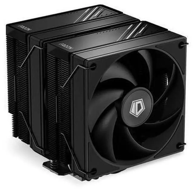 Main image of ID-COOLING FROZN A620 Black - 6.1" Height Black Dual-Tower Air CPU Cooler, 6×6mm Heatpipes, Dual 120x120x25mm FDB Fans, TDP 270W, Intel LGA1700/1851/1200/115X; AMD AM4/AM5 (153mm in Height)