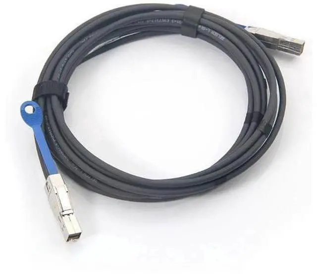 Alt view image 2 of 5 - JAENFONG 12G Mini SAS HD SFF-8644 to SFF-8644 Cable for NVMe Enclosure/Storage Array, SAN & JBOD Compatibility, 100-Ohm, 3-m(10ft)