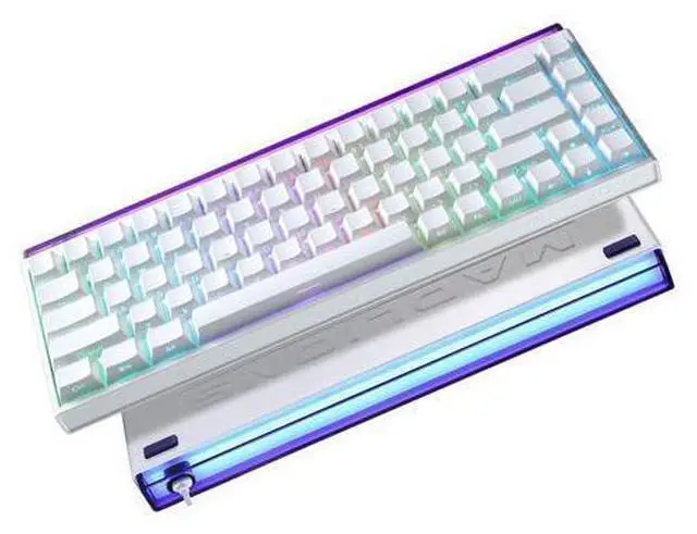 Main image of Vszerda Mad Nano 68 Rapid Trigger Custom Mechanical Keyboard with Hall Effect Magnetic Switch,8K Hz Polling Rate,Side-Printed PBT Keycaps, RGB Backlit 60% QMK Wired Keyboard for Mac/Win