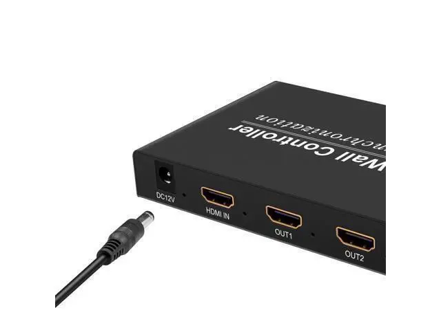 Alt view image 3 of 7 - Vszerda 2x2 HDMI Video Wall Controller,HDMI Video Image Processor Screen Splicing 4K Output TV Wall Processor,4 Way HDMI 180 Degree Rotate 4 TV Screens into 1 Wall Display