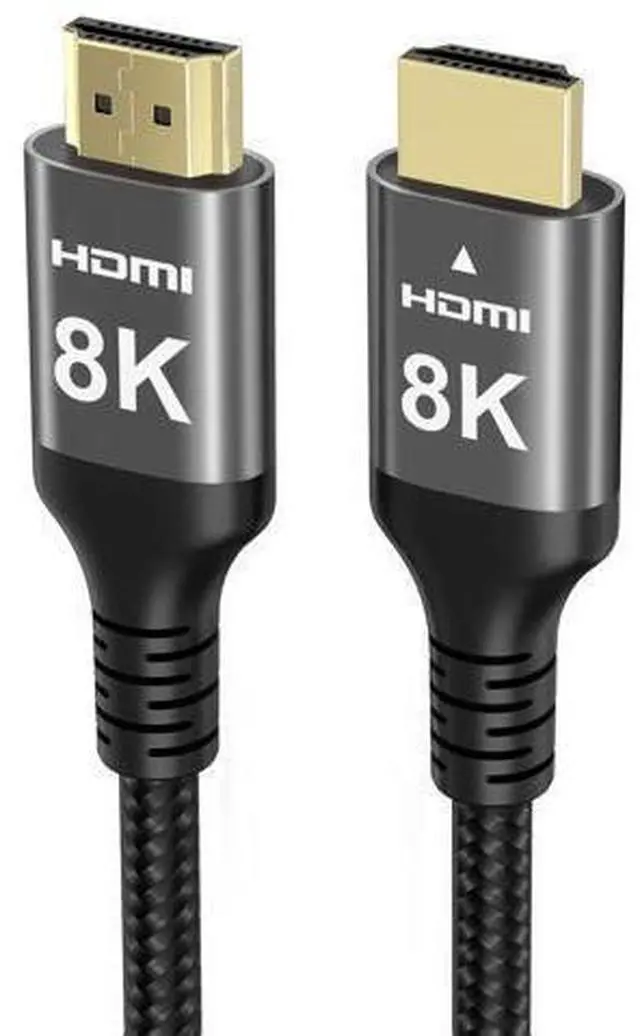 Main image of Vszerda 8K HDMI Cable 48Gbps 50 FT, Nylon Braided High Speed HDMI® Cable 4k 120Hz 2k 165Hz 8k 60Hz 12bit eARC ARC Dolby Atmos HDR10+ HDCP2.3 Compatible for Gaming PC TV Soundbar Monitor Mac PS5 Xbox