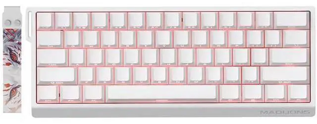 Main image of Vszerda x FGG MADLIONS MAD 60 HE RGB 60% Wired Magnetic Switch Gaming Keyboard with Adjustable Actuation, 8000 Hz Polling Rate, Rapid Trigger Mode, Hall Effect Switches, for PC/Mac, White