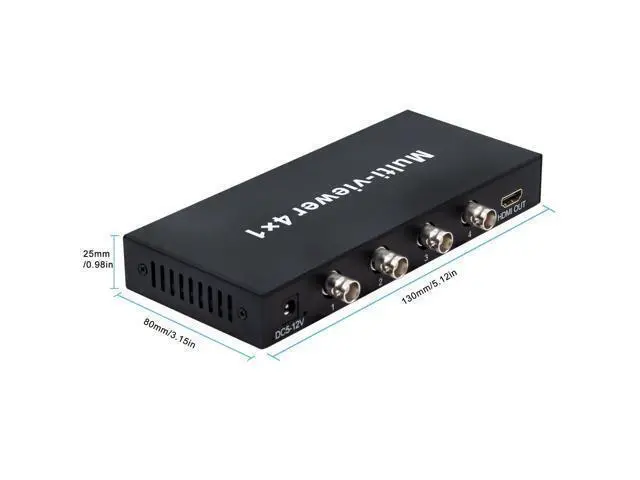 Alt view image 4 of 7 - Vszerda AHD 4x1 Multi-viewer AHD Switcher 4 in 1 Out 1080P HDMI Quad Screen Real Time Multiviewer Support Two Models Switching