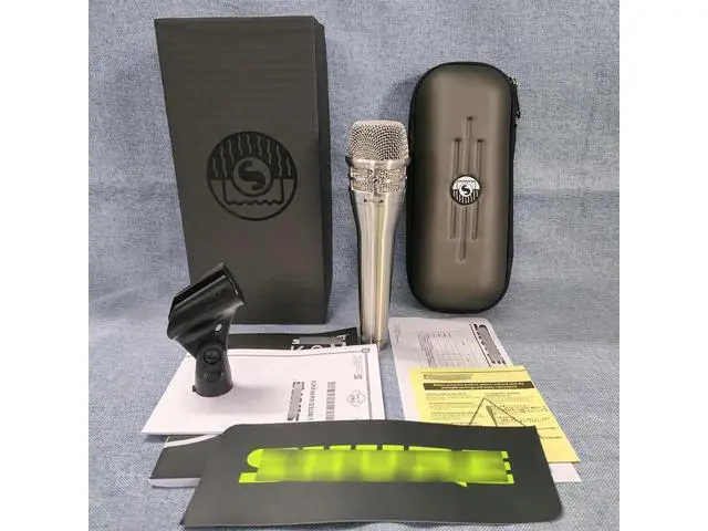 Alt view image 4 of 5 - KSM8/N high-end wired microphone for live karaoke performances, handheld and professional wired for home use KSM8/N-black KSM8/N-Silver