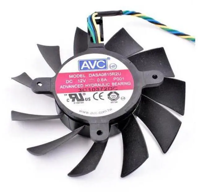 Main image of DASA0815R2U 12V 0.60A EVGA GTX550 GTX450 public version graphics card fan